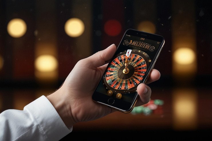 Tampilan meja Live Casino woles189 dengan dealer nyata melalui siaran video langsung